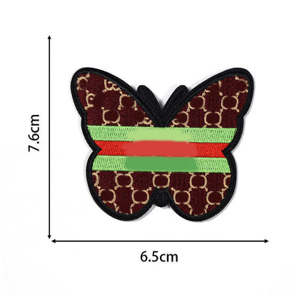 embroidery butterfly cute patch GG Desgin patch