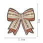 Fashion football sport bow patch ironing