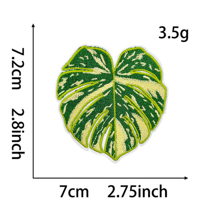 Natural Style Plant Flower Monstera Rose Sunflower Cactus DIY Patch