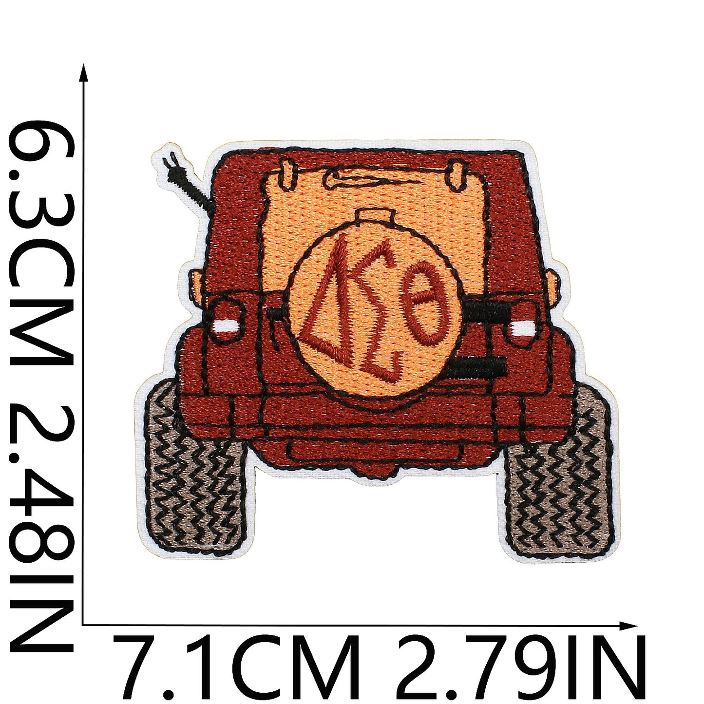 Personalized alphabet ironing bag patch