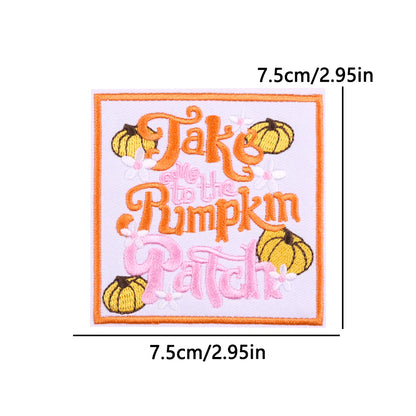 pink letter saying ironing embroidery patch - Clpatch