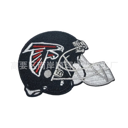 Football Embroidery Cloth Patch NFL team Helmet Patch - Clpatch