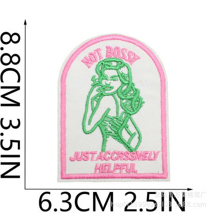 Square embroidery ironing patch - Clpatch