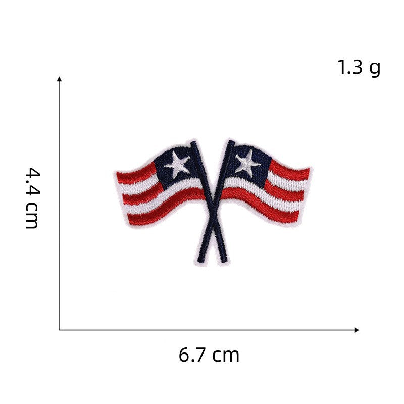 USA flag patch
