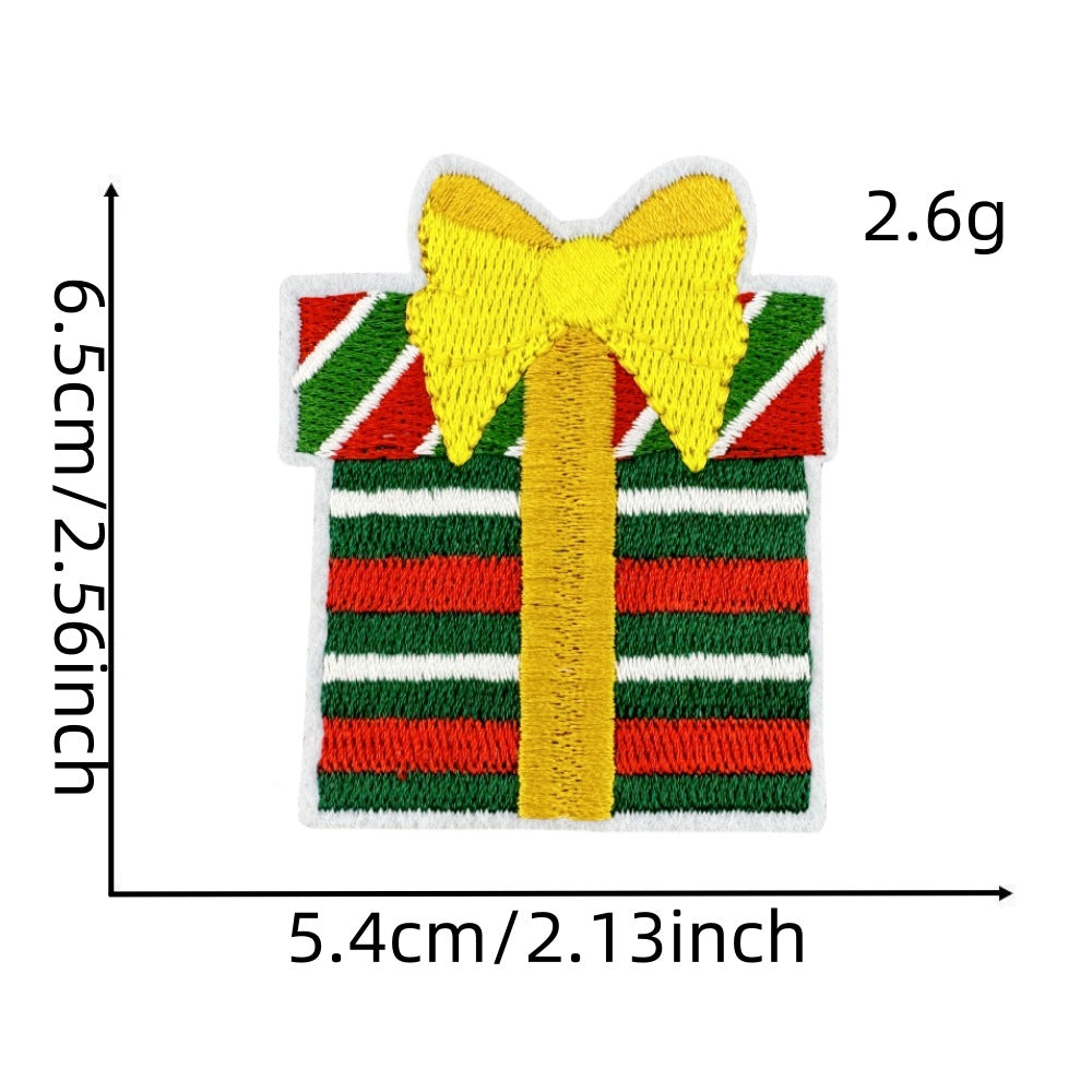 christmas santa snowman holiday patches