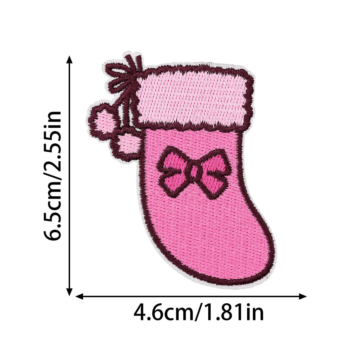 Pink Christmas Patch