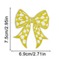 New plaid bow patch