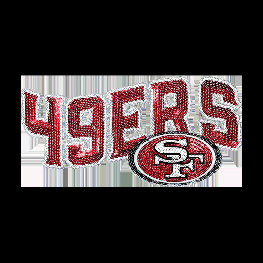 NFL team sequin embroidery large patch