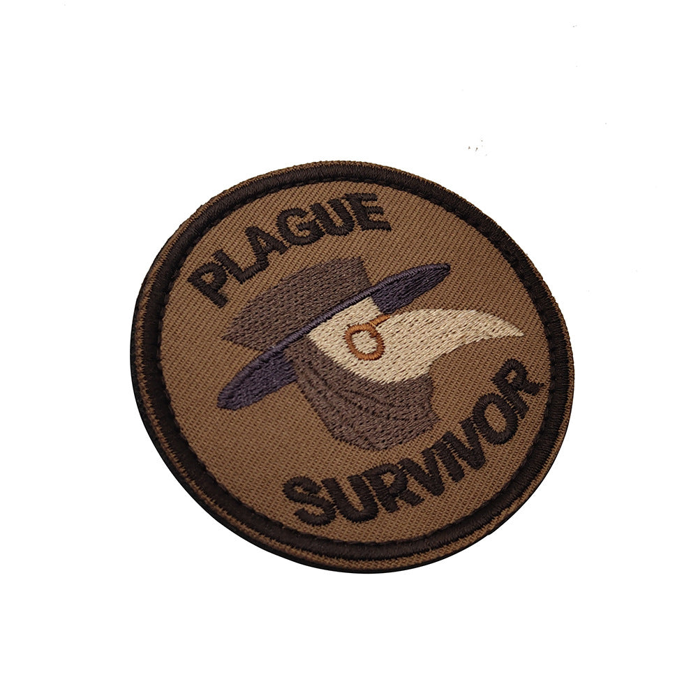 PLAGUE Birdbeak Doctor Beats the Plague Armband Badge Embroidery Velcro Morale Badge Patch