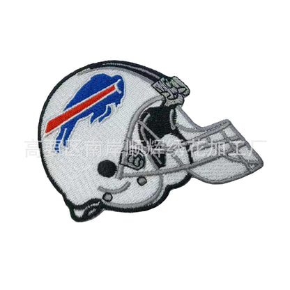 Football Embroidery Cloth Patch NFL team Helmet Patch - Clpatch