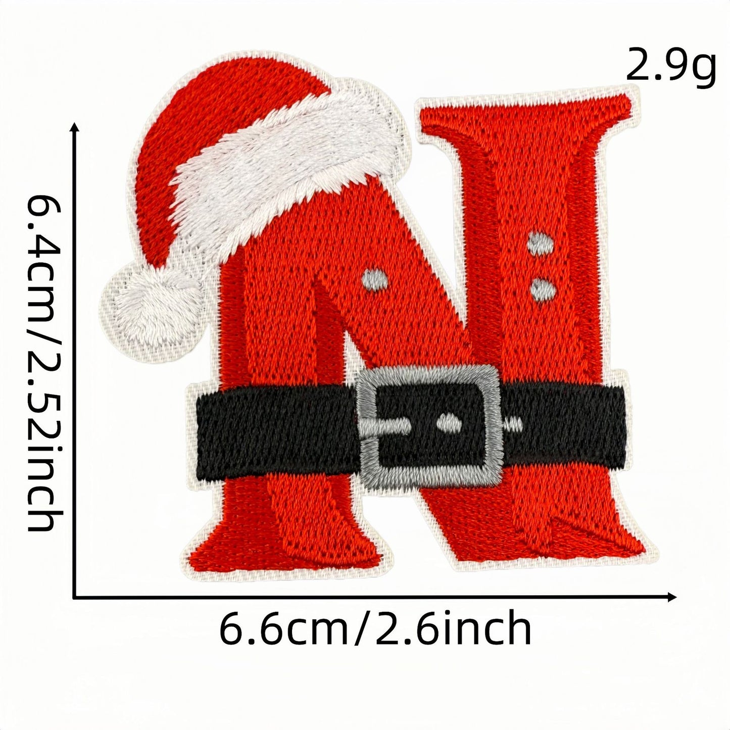 Christmas new 26 English letters patch