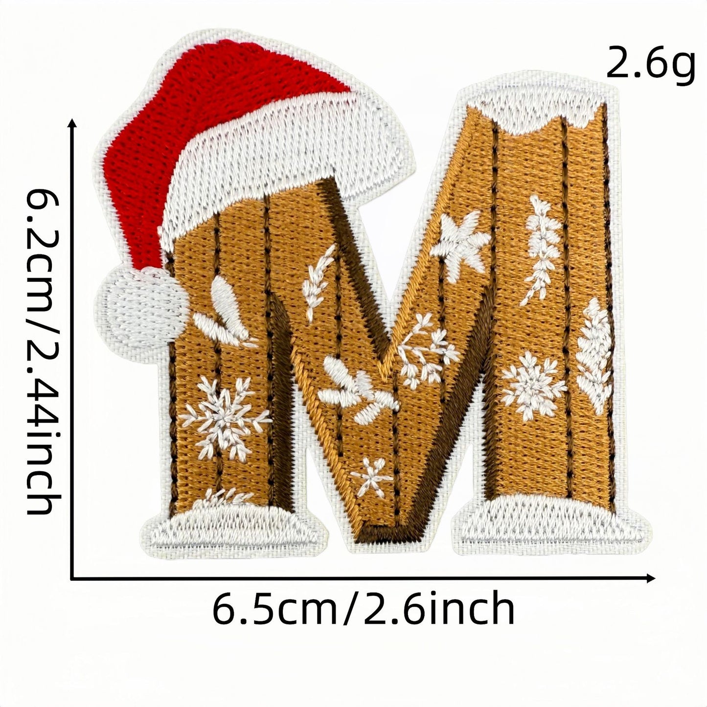 Christmas new 26 English letters patch