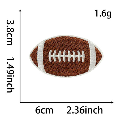 game day football patches