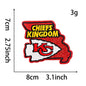 NFL team logo state shape NFL fan patches