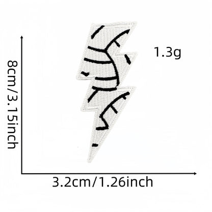 Gameday lightning patch Sport iron on patch