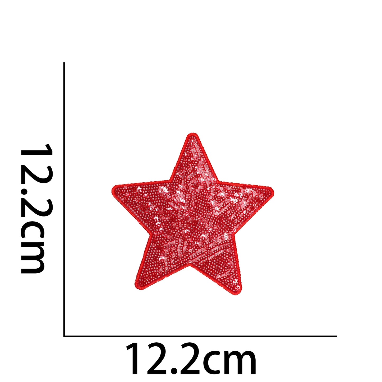 10-Color sequined star patch