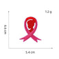 Women's Care Brooch, Breast Cancer Heart Badge
