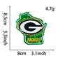 NFL team logo state shape NFL fan patches