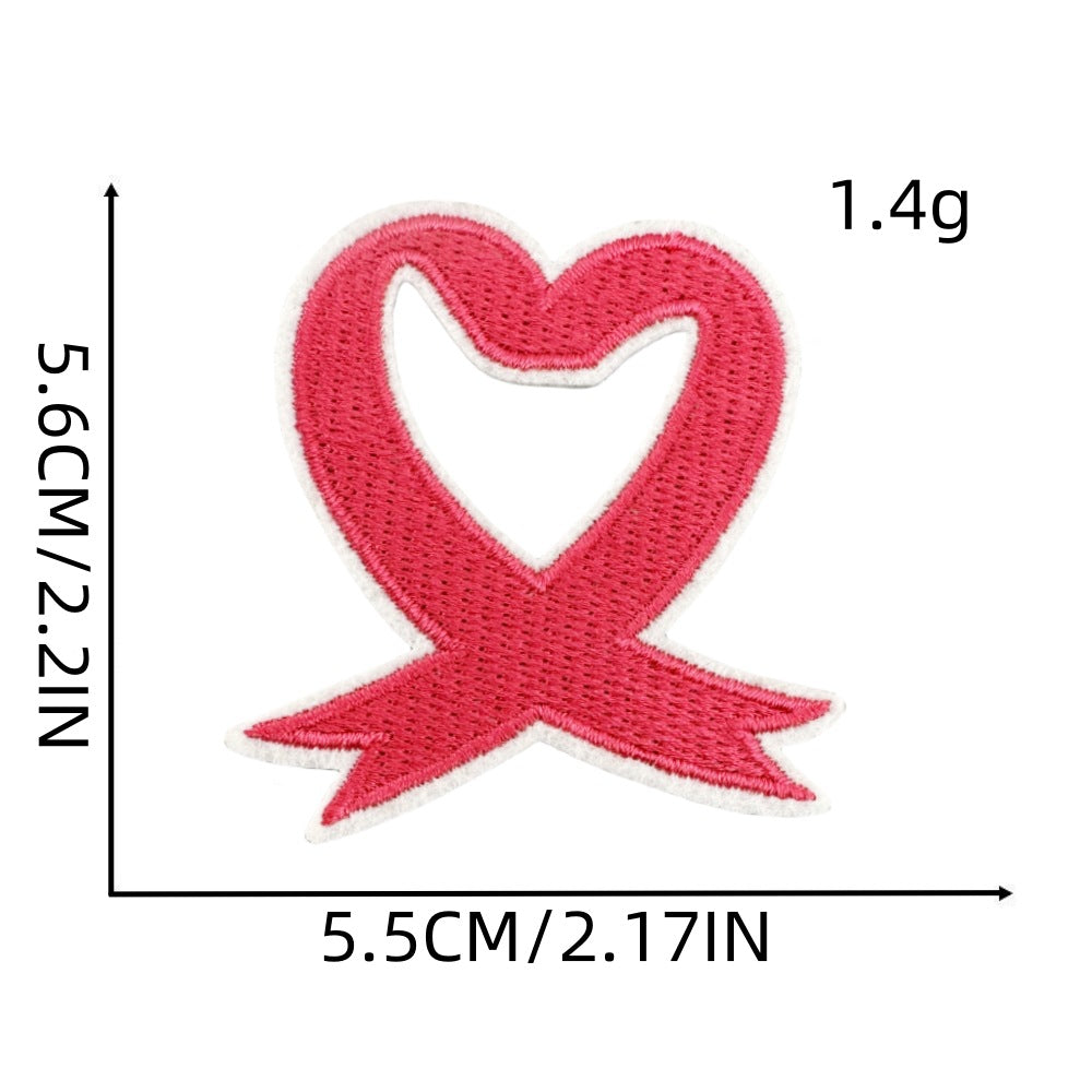 Women's Care Brooch, Breast Cancer Heart Badge