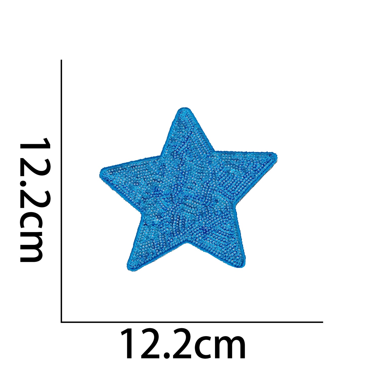 10-Color sequined star patch