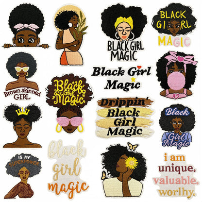 Black girl patches