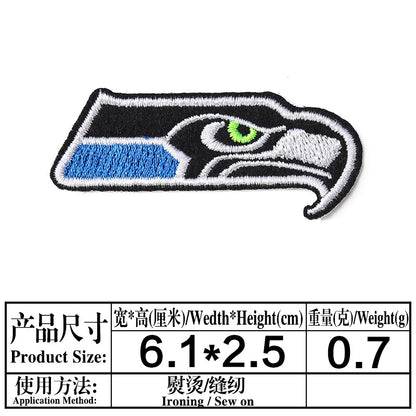 football team embroidery iron on patches - Clpatch