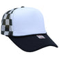 truck cap outdoor leisure visor American fashion breathable sun protection plaid baseball cap