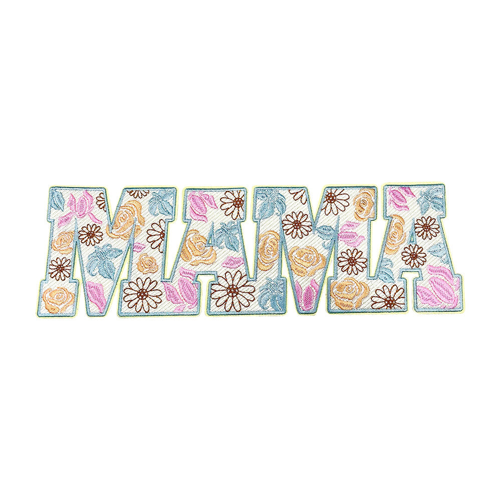 MAMA floral pattern 28cm patch