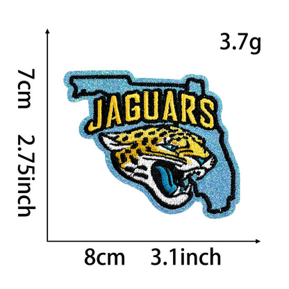 NFL team logo state shape NFL fan patches