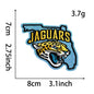NFL team logo state shape NFL fan patches