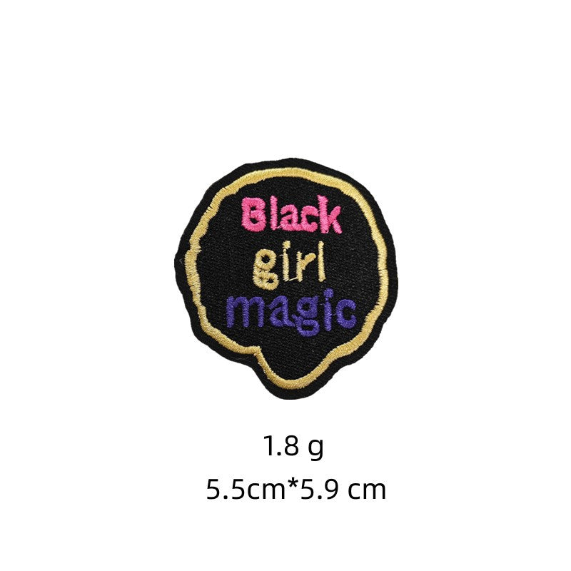 Black girl patch
