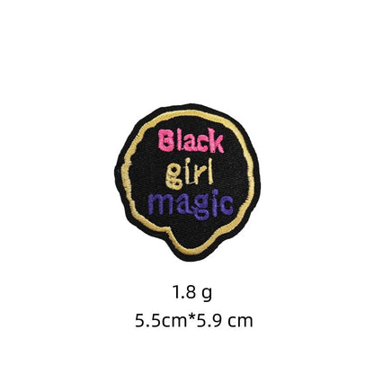 Black girl patch