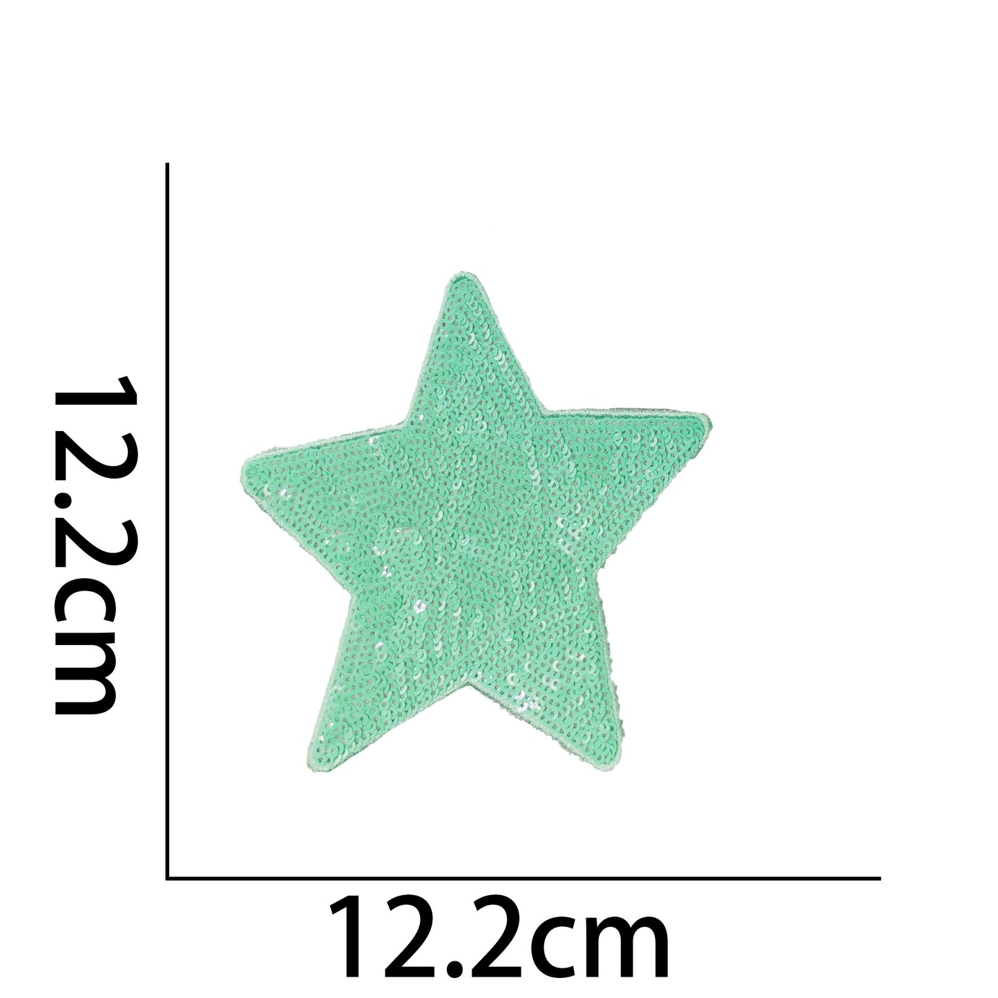 10-Color sequined star patch