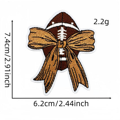 football bow patch