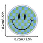 Smiley face round patch