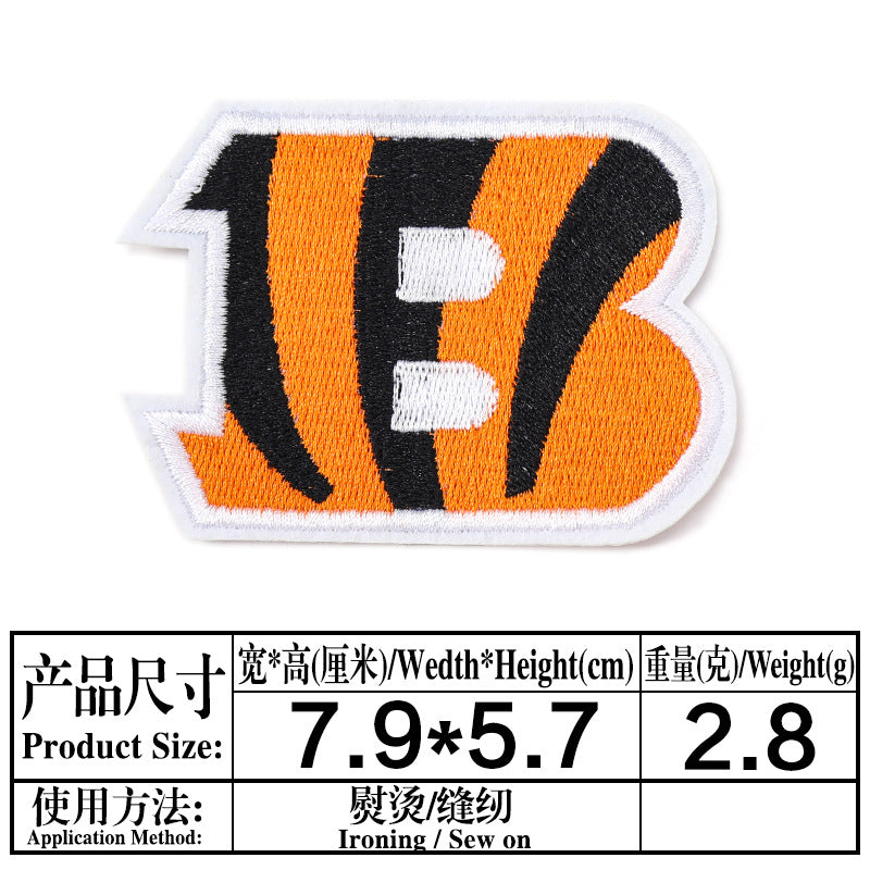 football team embroidery iron on patches - Clpatch