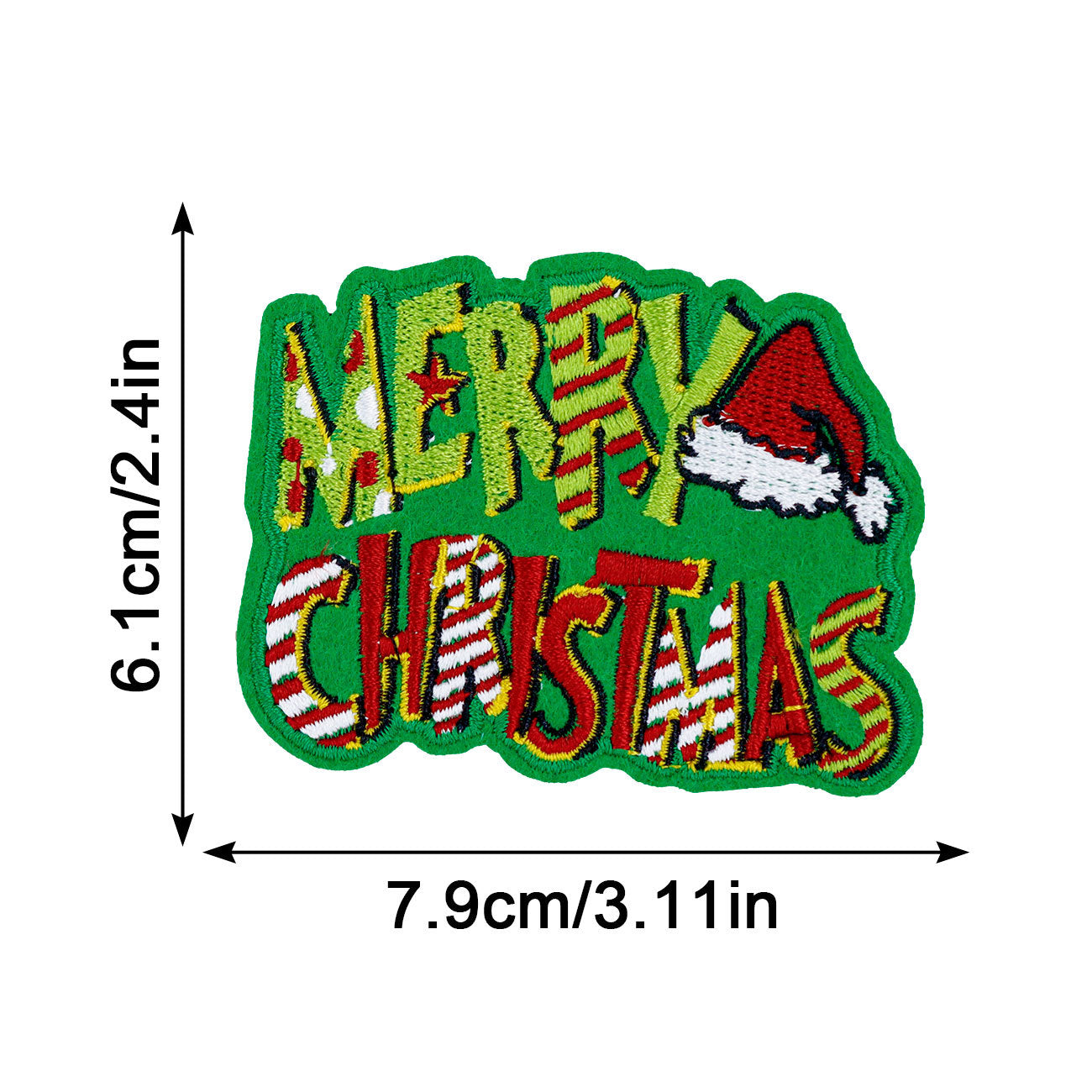 Christmas embroidery Christmas HOHOHO MERRYCHRISAMAS
