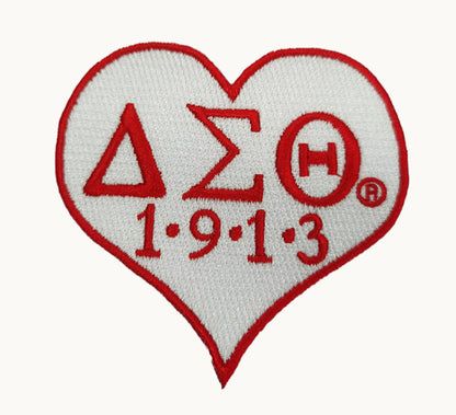 Wholesale Greek DST Sorority Embroidery Logo 1913 Patch - Clpatch