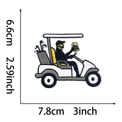 Golf patch Golf car
