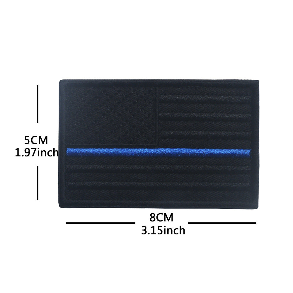 American Flag Embroidery Velcro Tactical Chapter Patch