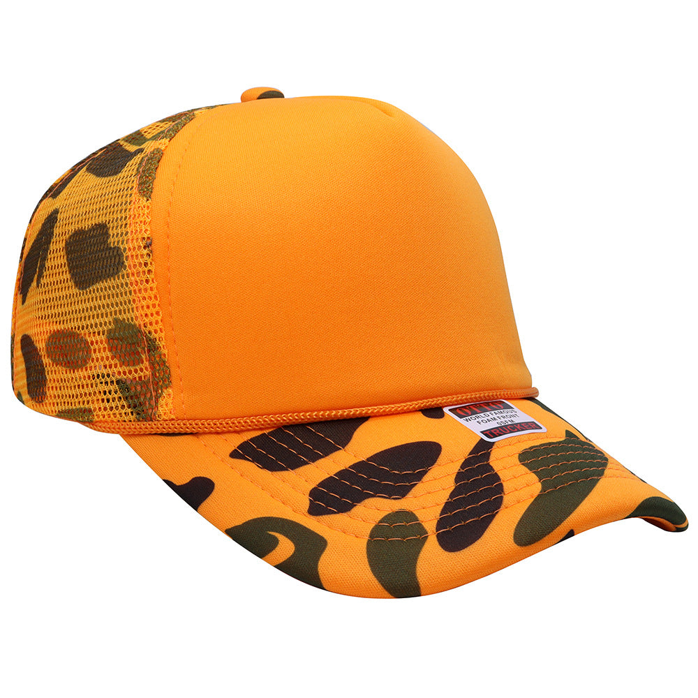 truck cap outdoor leisure visor American fashion breathable sun protection plaid baseball cap