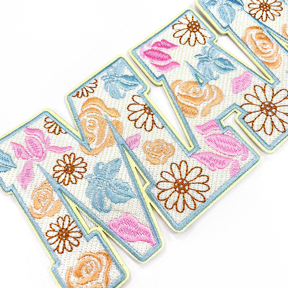 MAMA floral pattern 28cm patch