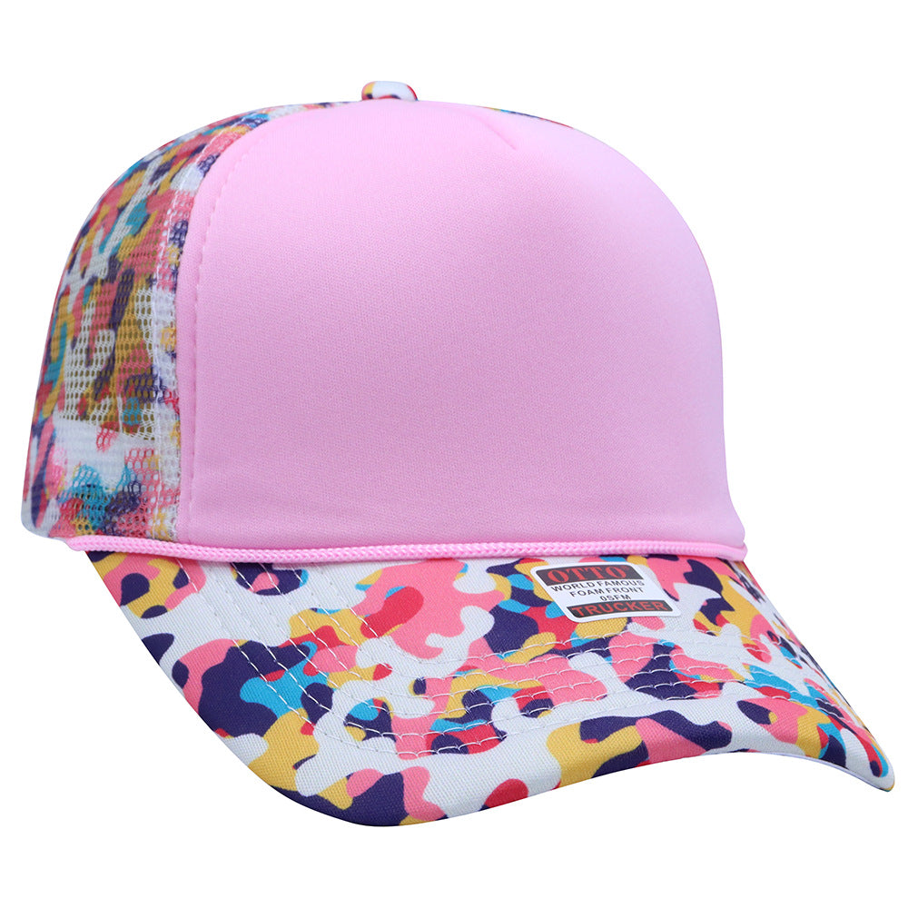 truck cap outdoor leisure visor American fashion breathable sun protection plaid baseball cap