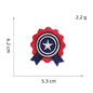 USA flag patch