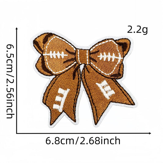 football bow patch