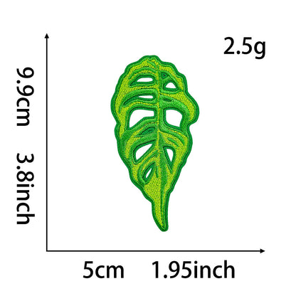 Natural Style Plant Flower Monstera Rose Sunflower Cactus DIY Patch