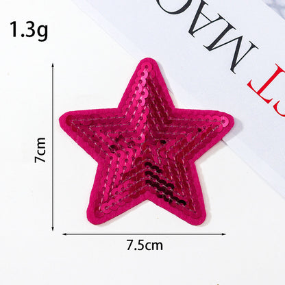 sequin star patch