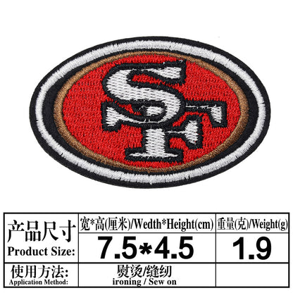 Embroidery New football Team Patches - Clpatch