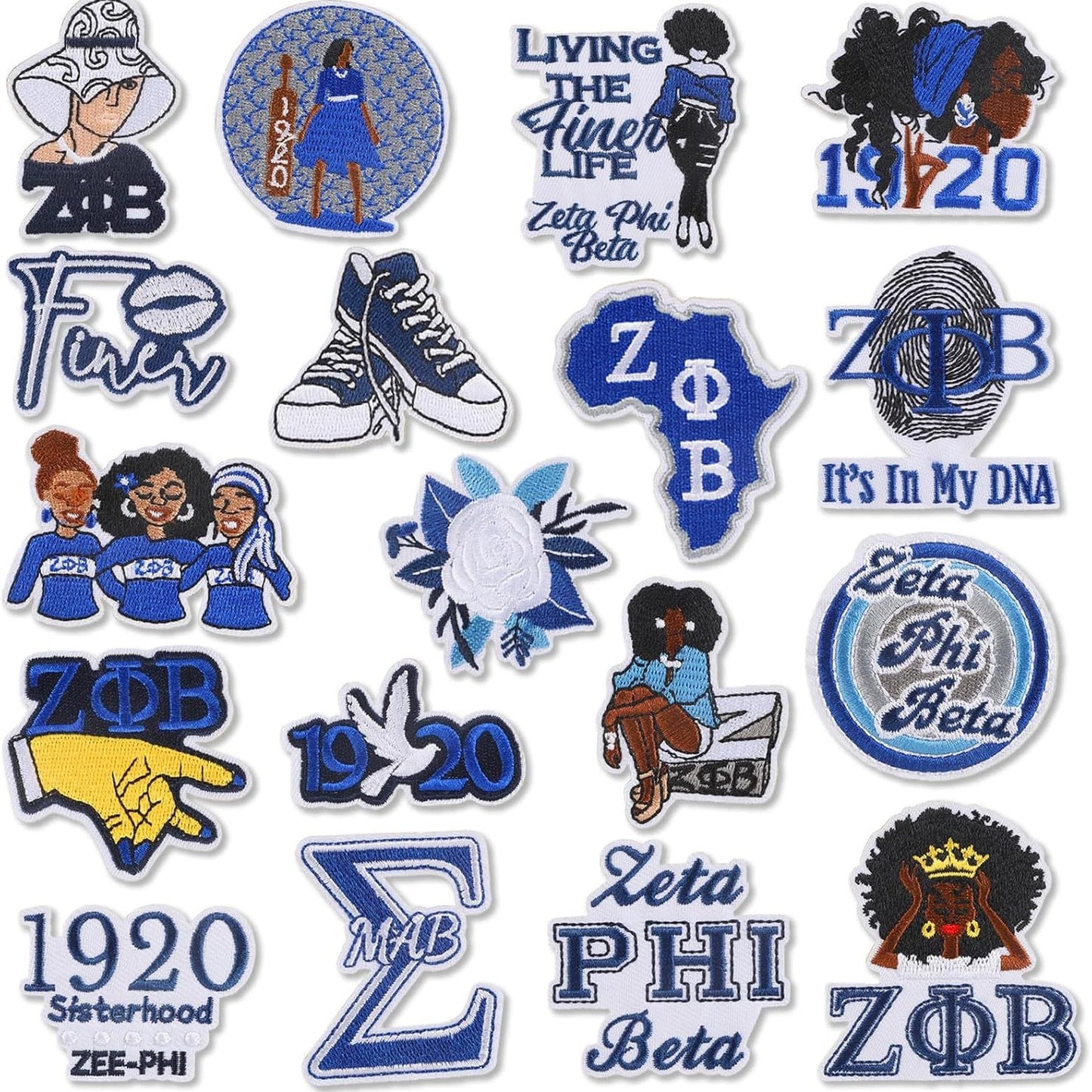 Personalized alphabet ironing bag patch