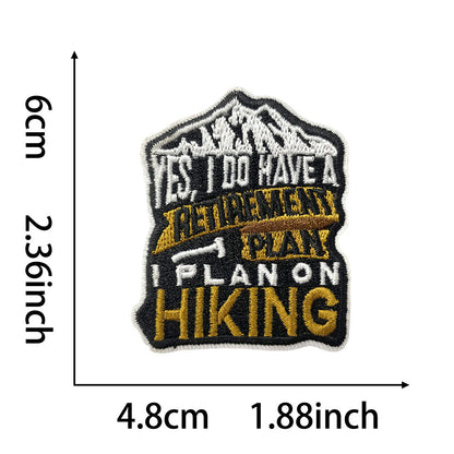 Travel Outdoor Camping Mountain Climbing Sports Embroidery Patch